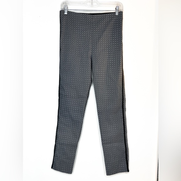 Sara Campbell Small Ankle Pants Pull-On Stretch Waist Crop Side Slit Black - Picture 1 of 7